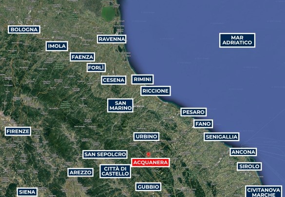 Acquanera - Map