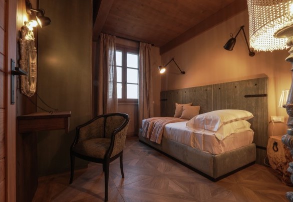 The single bedroom no. 1 on the first floor – Agriresort Bacaringhe 