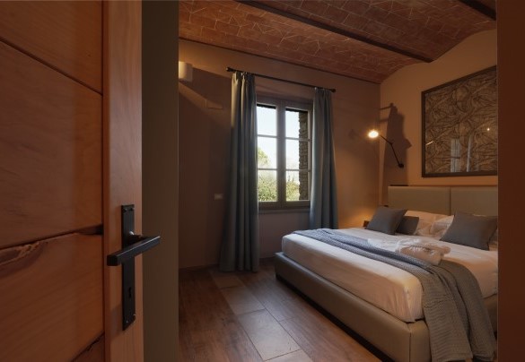 The double bedroom no. 8 in the independent unit on the ground floor - Agriresort Bacaringhe 