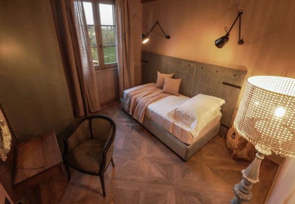 The single bedroom no. 1 on the first floor – Agriresort Bacaringhe 