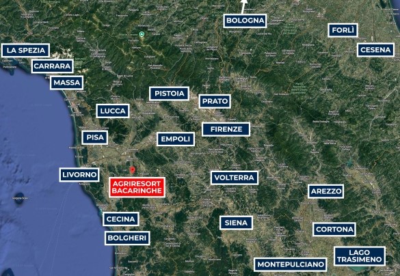 Agriresort Bacaringhe - Map