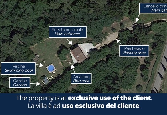 Ai Due Cuori - Property Plan