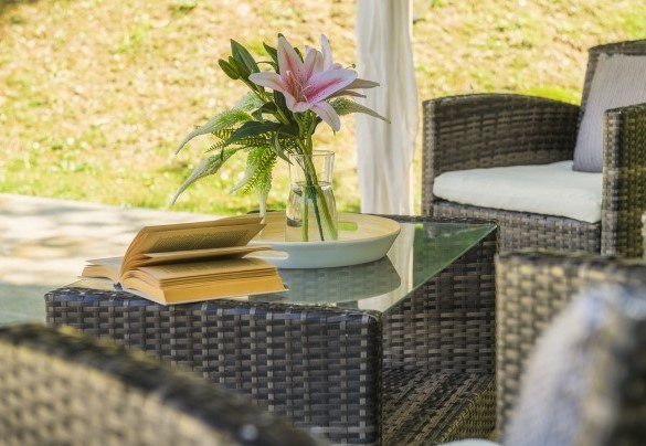 Il gazebo in piscina dove trascorrere un momento di relax – Ai due Cuori