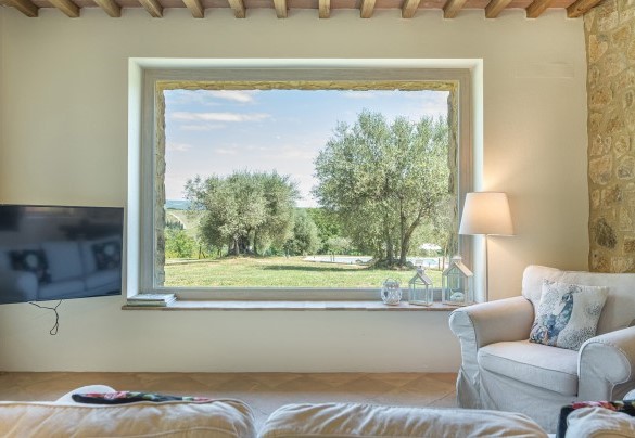 The living area with TV Smart in open space – Amandula