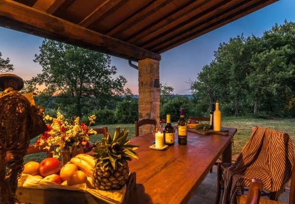The porch connected to the kitchen for outdoor dining – Amantino 