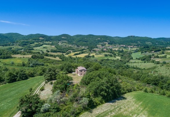 The farmhouse immersed in the green hills of Siena – Amantino
