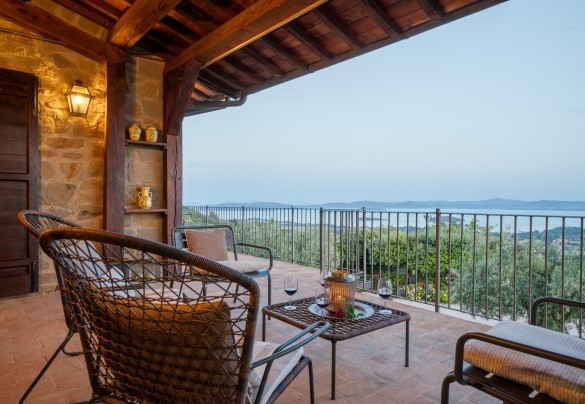 The outdoor living with view - Antiche Pietre