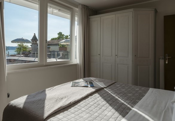 The enchanting view from the windows of the double bedroom – Arcimboldo House