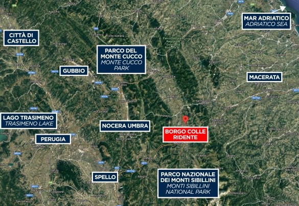 Borgo Colle Ridente - Mappa