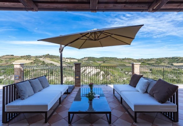 Small corner of peace on the panoramic terrace - Borgo da Monte 