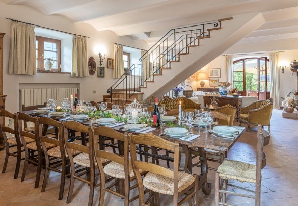 Area pranzo e salotto - Borgo dei Cipressi