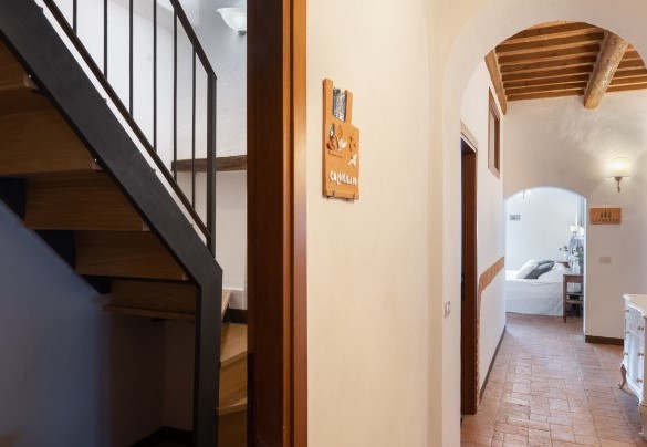 The staircase leading to the second floor – Borgo Gallinaio
