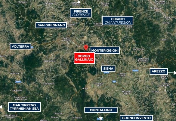 Borgo Gallinaio - Map