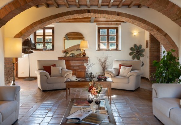 The main living room on the ground floor – Borgo Gallinaio