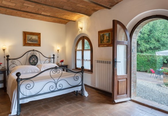 Double bedroom n.3 on the ground floor of the main house – Borgo Gallinaio