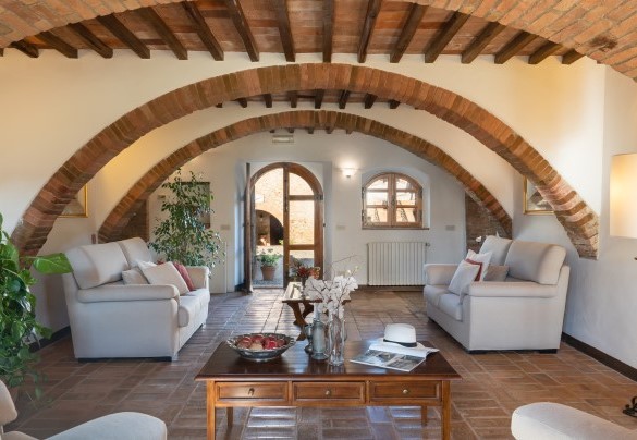 The main living room on the ground floor – Borgo Gallinaio