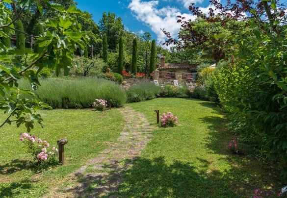 Lawn and lavender plants – Borgo Paradiso