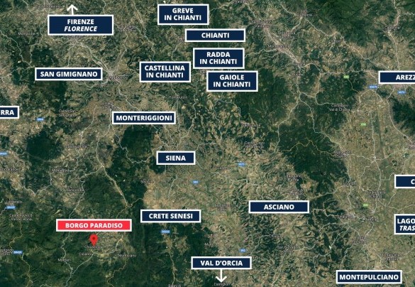 Borgo Paradiso - Map