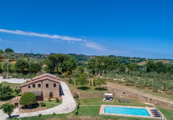Villa for rent with exclusive pool in Montepulciano - Bossoncina