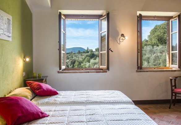 Twin bedroom with joinable beds n.3 on the first floor – Bossoncina 8+1