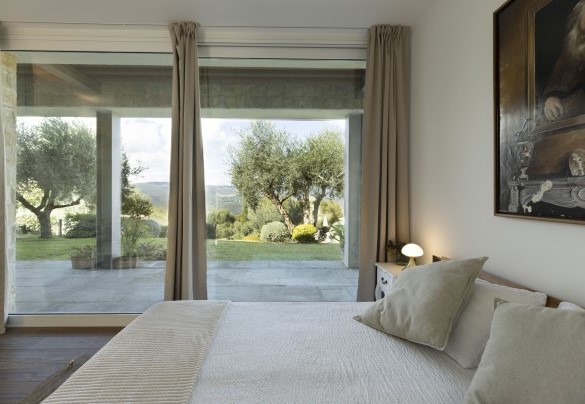 La camera matrimoniale n.2 al piano terra - Brightline Villa