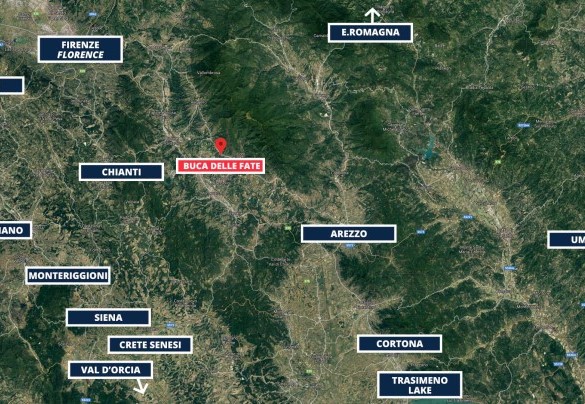 Buca delle fate – Mappa