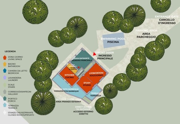 Ca Cantoni - Property Plan