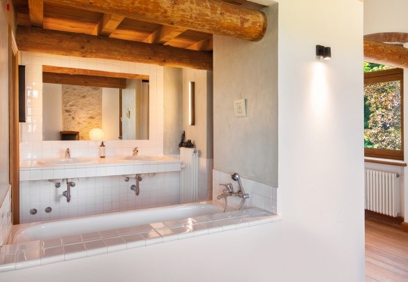 Bagno ensuite della camera matrimoniale (2) soppalcata - Ca Cantoni