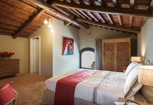 Camera matrimoniale con bagno privato con doccia al primo piano dell’annesso– Ca Maggiore