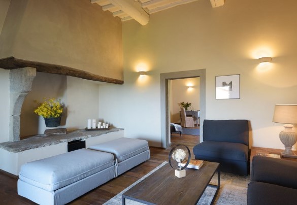 The living room with external direct access on the ground floor – Ca Maggiore