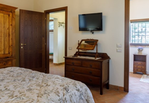 Double bedroom on the ground floor - Ca' Pellicciano