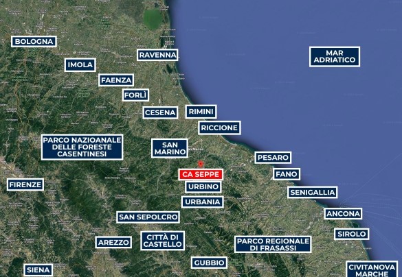Map - Ca Seppe