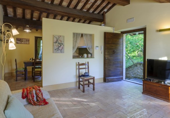 Living room with double sofa bed on the first floor - Ca Seppe