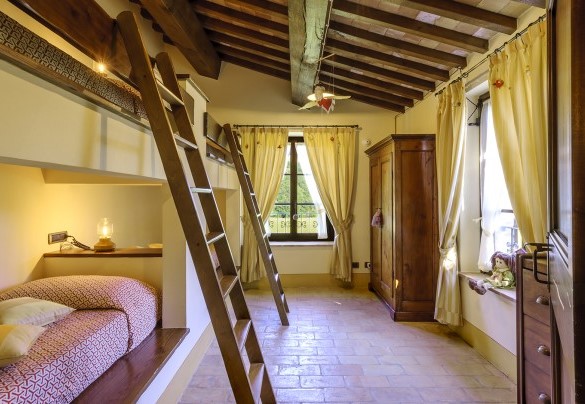 Twin bedroom no.3 with bunk beds - Ca Seppe