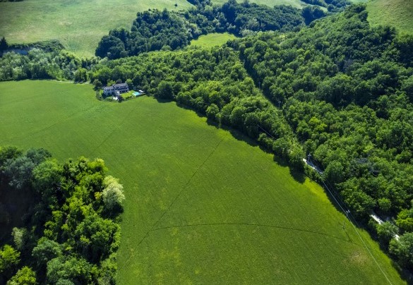 Panoramic view of the surrounding countryside - Ca Seppe