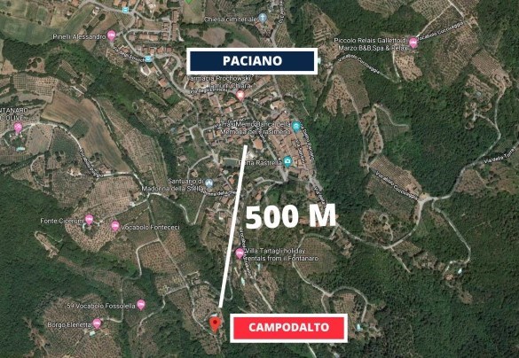 Campodalto - Mappa
