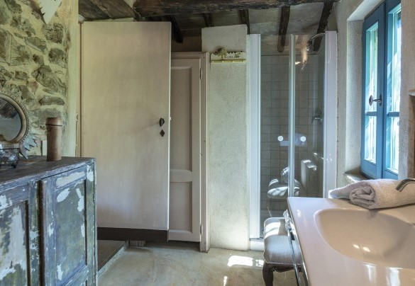 Bagno con doccia n.4 en-suite con camera n.4 –  Campodalto 