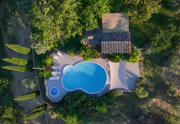 The property seen from above - Campodalto