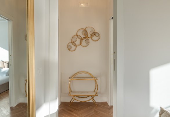 The hallway for the sleeping area – Casa Amare