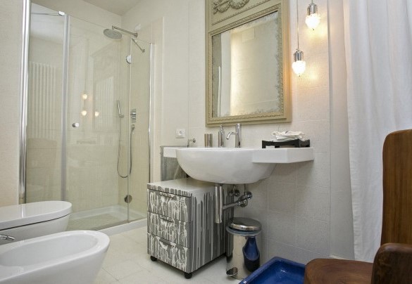 Bagno n.1 en-suite con la camera n.1 al piano terra - Casa Angela 6