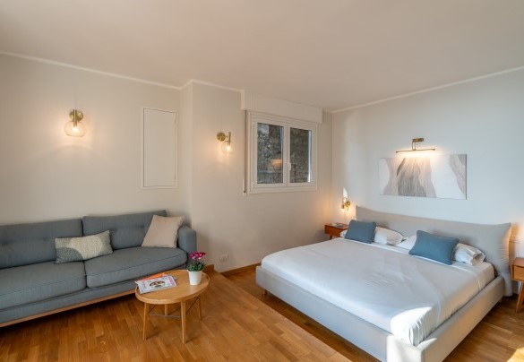 The double bed of the double bedroom no. 4 – Casa Chiara