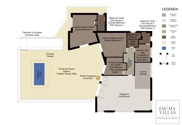 Plan - Casa Chiara