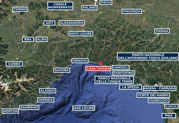 Map - Casa Chiara