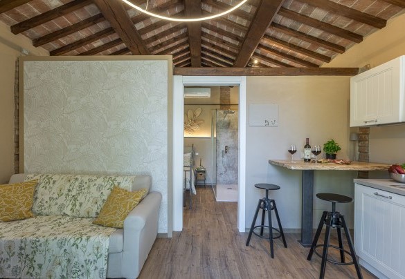 The living room in the annex - Casa Ciculino