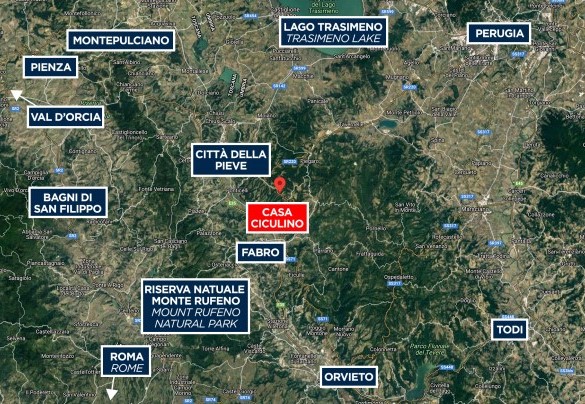 Casa Ciculino - Map