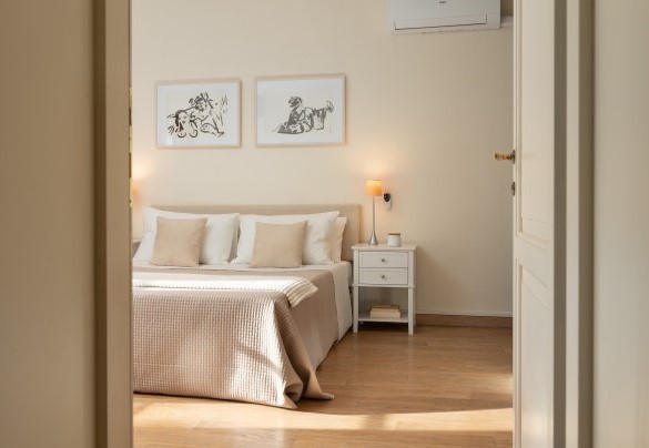 The double bedroom no. 4 on the first floor in the unit 2 – Casa da Sogno	