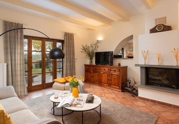 The living room in the unit 1 – Casa da Sogno
