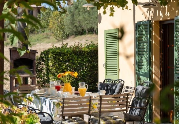 The external dining area – Casa da Sogno