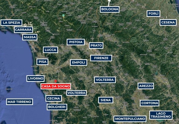 Casa da Sogno - Map