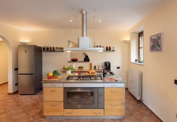The kitchen in the unit 1 – Casa da Sogno